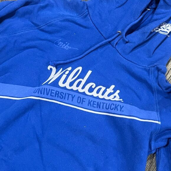 Nike Womens Sweatshirt Hoodie Wildcats University of Kentucky Blue Size S - Picture 5 of 12